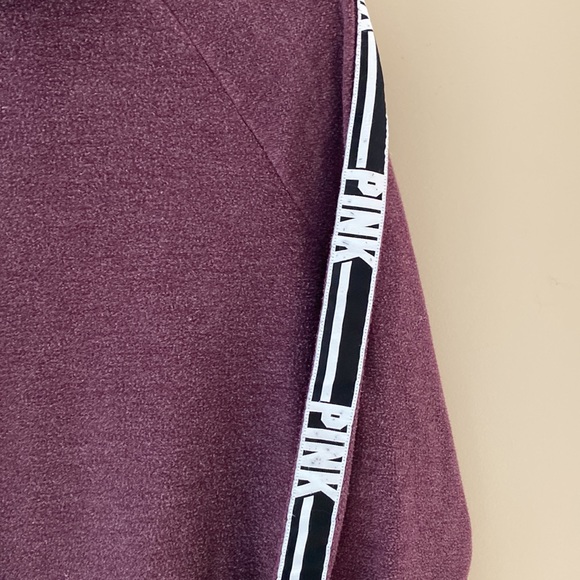 Purple PINK brand cowl neck sweatshirt. - Picture 3 of 3